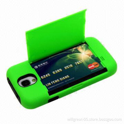 Protective Case Cover for Samsung Galaxy S4 i9500 with Card Insert Holder